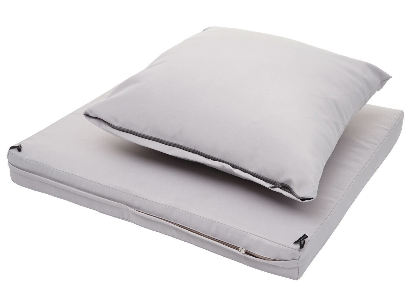 Cosmo Casa - Fauteuil - Lounge - Polyrotan - Zwart & Lichtgrijs