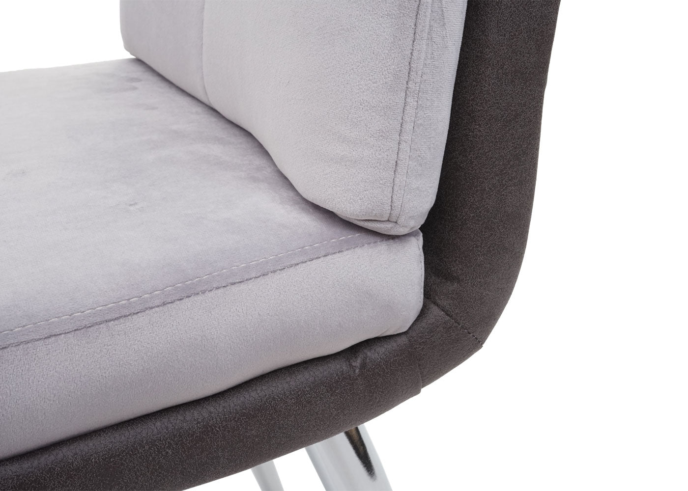 Cosmo Casa - Tuintafel - Glazen blad - Polyrotan - Grijs - 80×80 cm