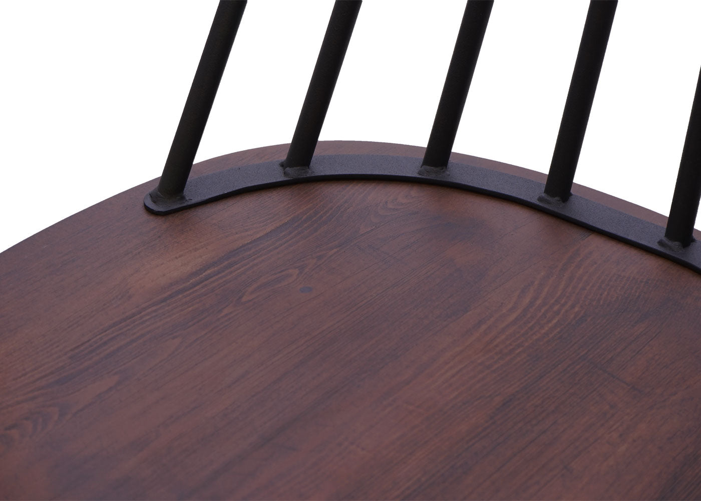 Cosmo Casa - Set van 2 Barkrukken - Retrodesign - Hout & Metaal - Vintage Bruin