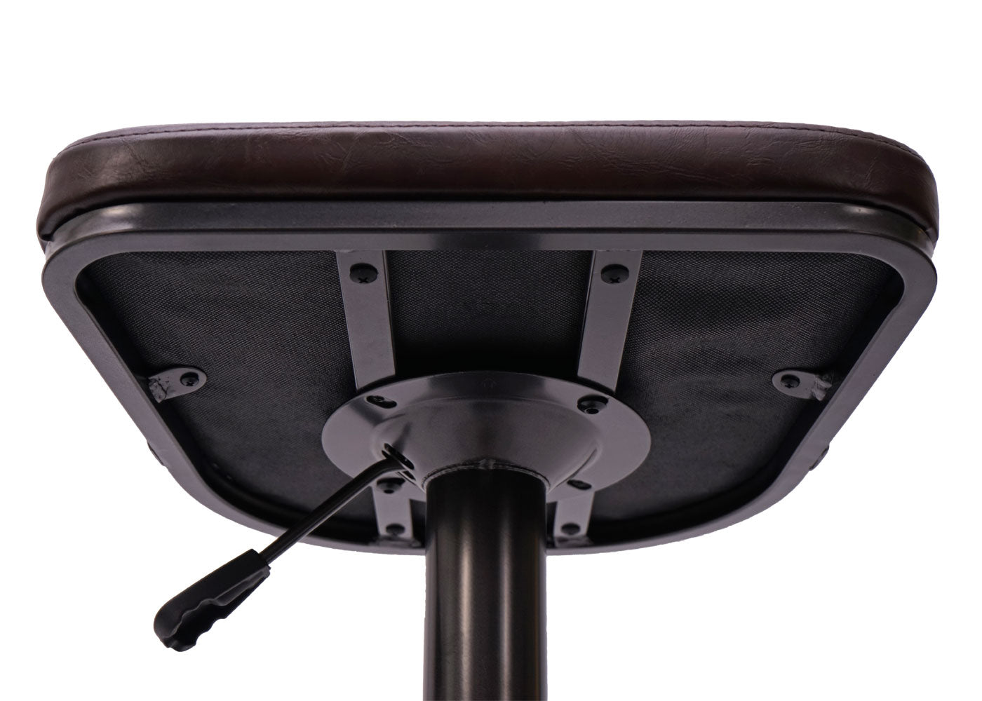 Cosmo Casa - Set van 2 Barkrukken - Verstelbaar - Kunstleer - Vintage bruin