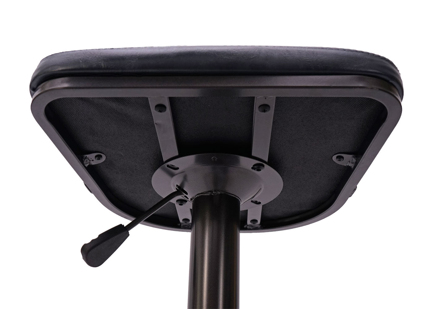 Cosmo Casa - Set van 2 Barkrukken - Verstelbaar - Kunstleer - Vintage grijs