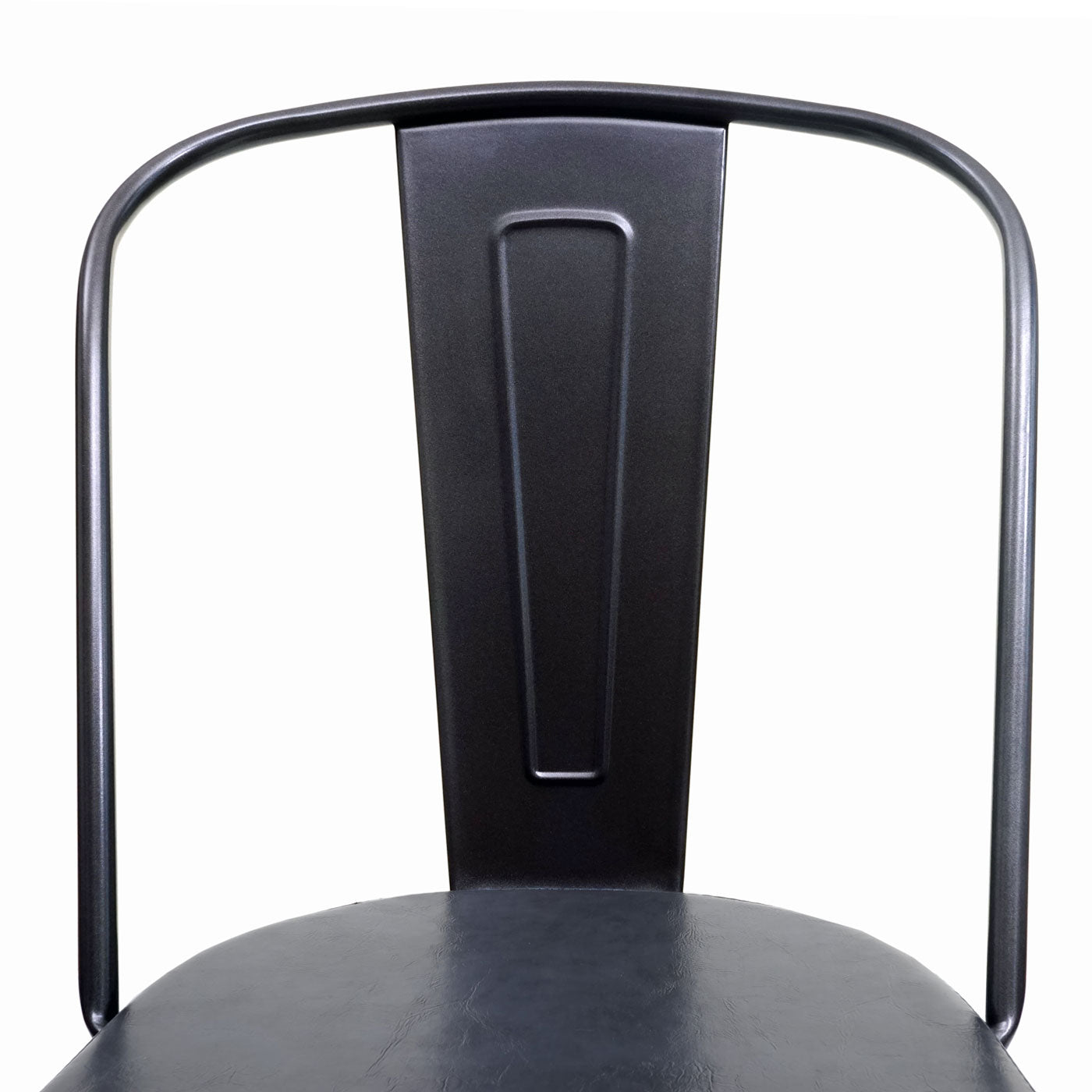 Cosmo Casa - Set van 2 Eetkamerstoelen - Chesterfield - Kunstleer - Zwartgrijs