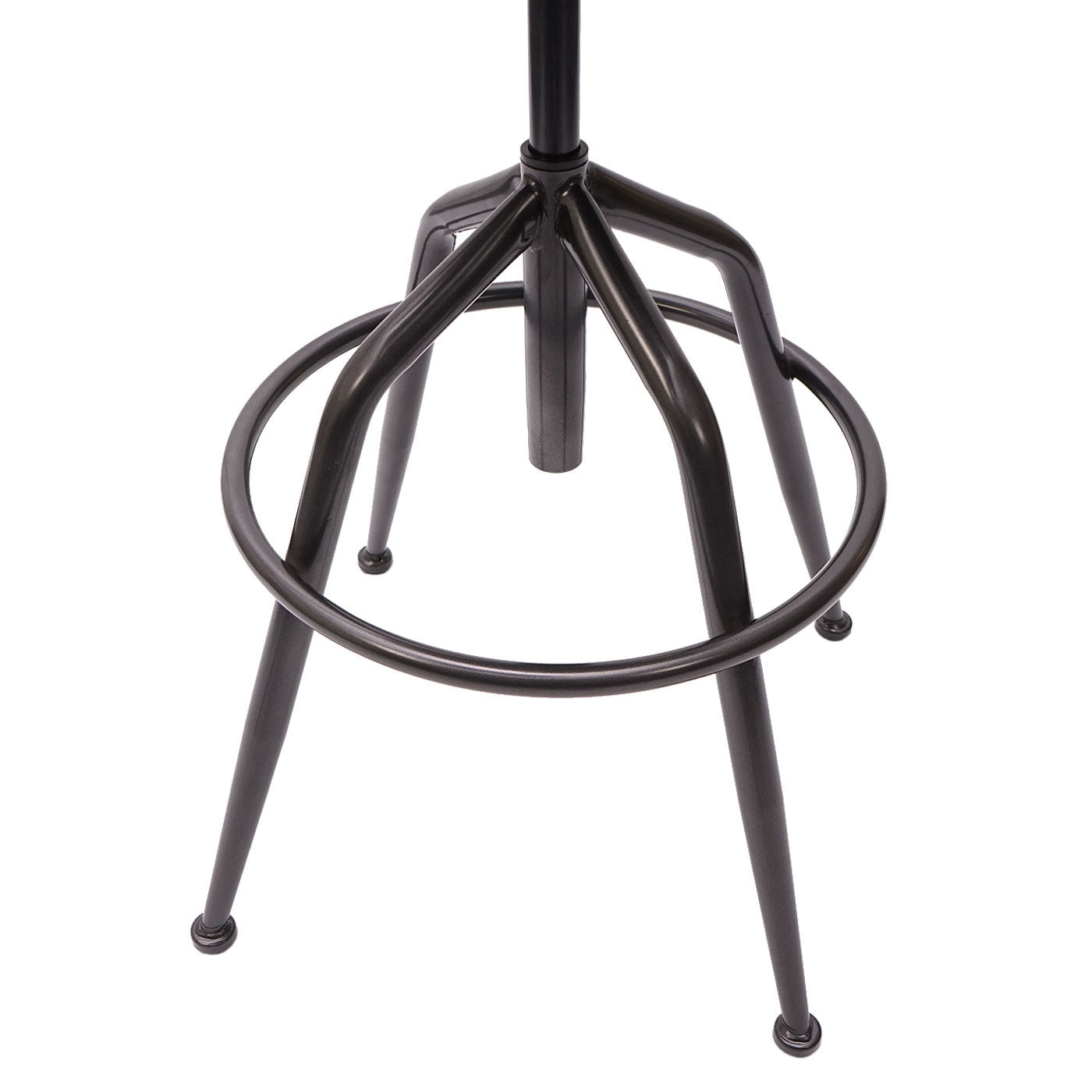 Cosmo Casa - Barkruk - Verstelbaar - Suèdelook - Vintage grijs