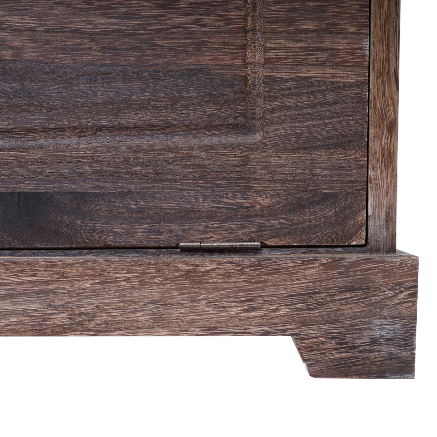 Cosmo Casa - Schoenenrek - Opberger met Lade - Massief Hout - Bruin