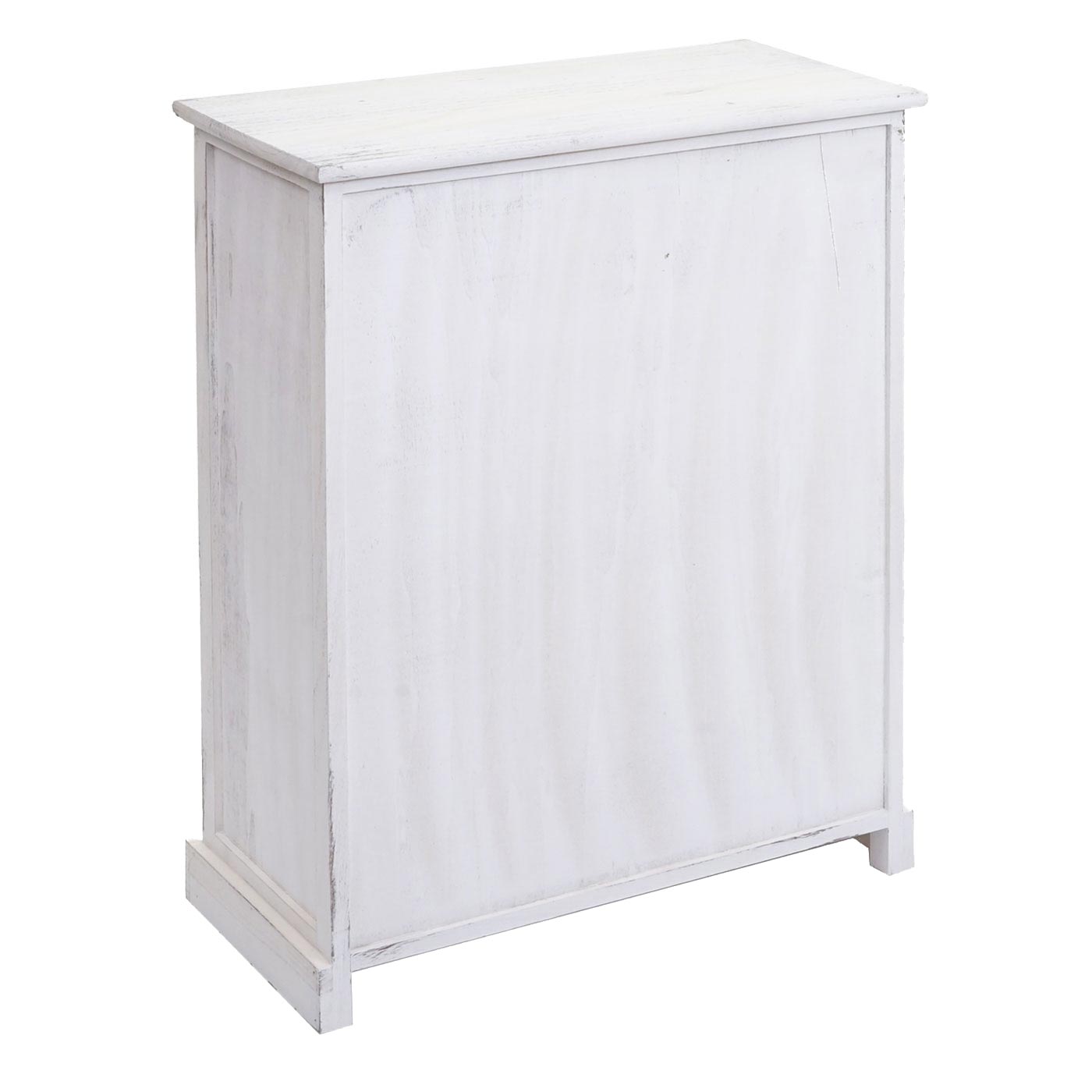 Cosmo Casa - Ladekast - Opbergkast Massief Hout - Shabby White