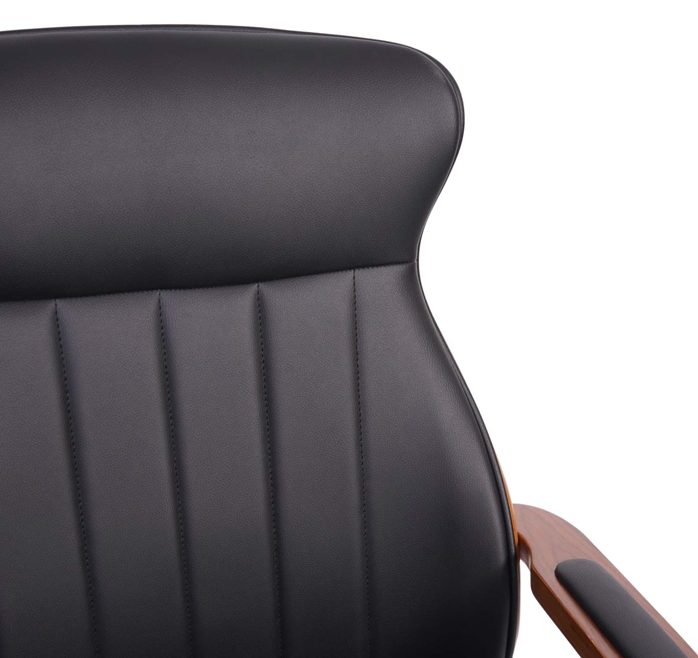 Cosmo Casa - Bureaustoel - Directie - Kunstleer - Zwart