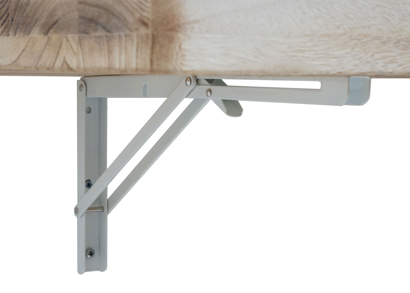 Cosmo Casa - Wandtafel - Opklapbaar Ontwerp - Massief Hout - Natuurkleur - 100x50 cm