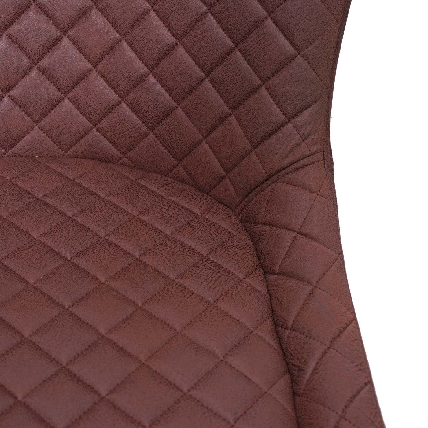 Cosmo Casa - Barkruk - Voetenbankje - Textiel - Bruin