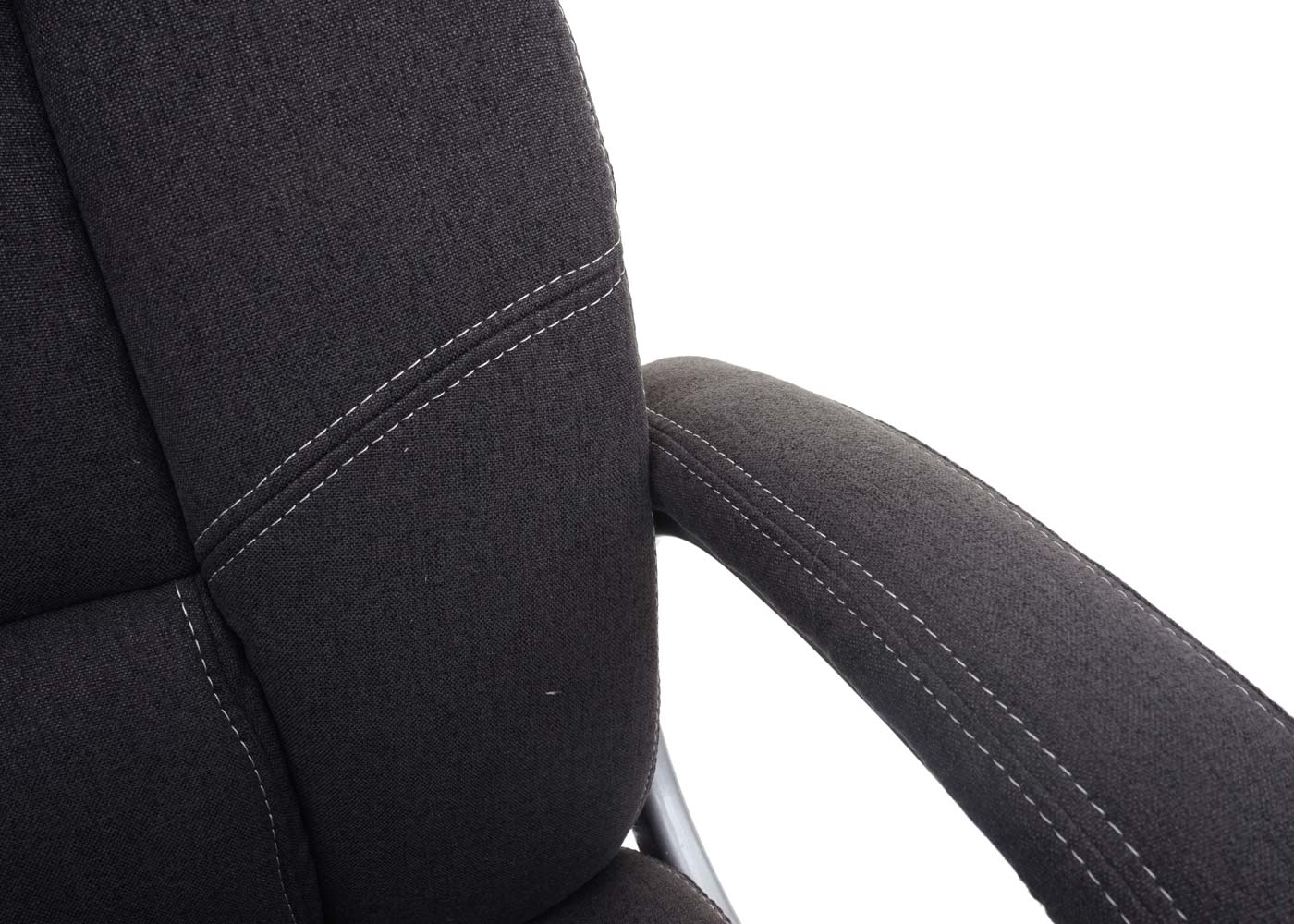 Cosmo Casa - Bureaustoel - Directiestoel - Draaistoel - Bureaustoel - Stoftextiel - MVG - Donkergrijs