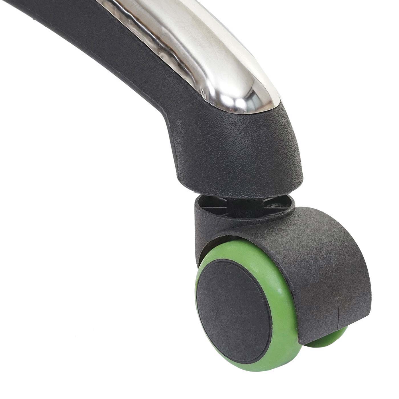 Cosmo Casa - Set Stoelwielen - Harde Vloer - Kunststof - Groen - Draagkracht Hoog