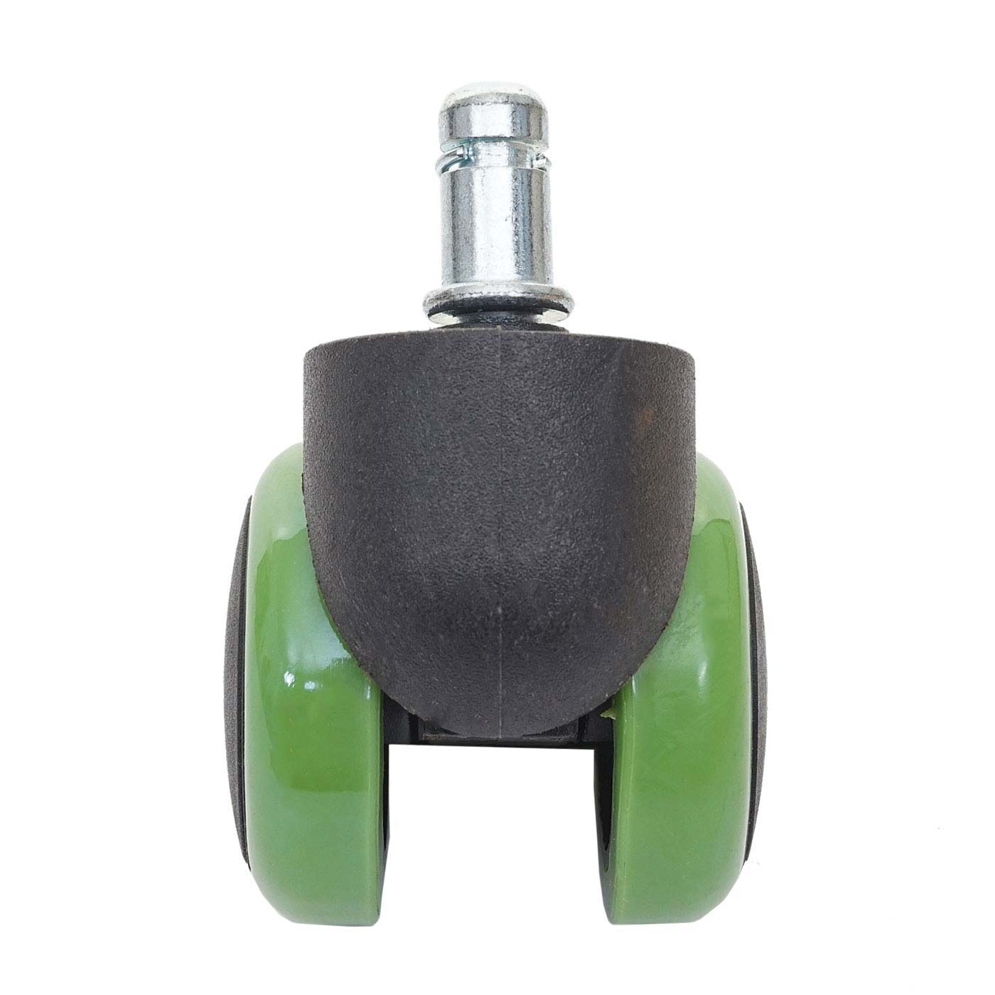 Cosmo Casa - Set Stoelwielen - Harde Vloer - Kunststof - Groen - Draagkracht Hoog