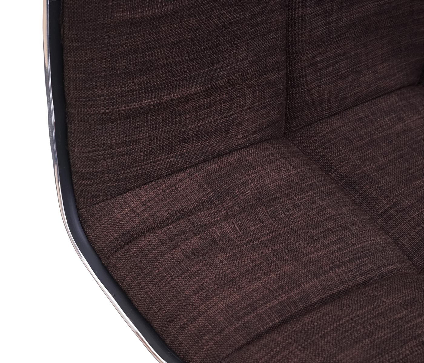 Cosmo Casa - Set van 2 Eetkamerstoelen - Draaibare Keukenstoelen - Stof - Bruin