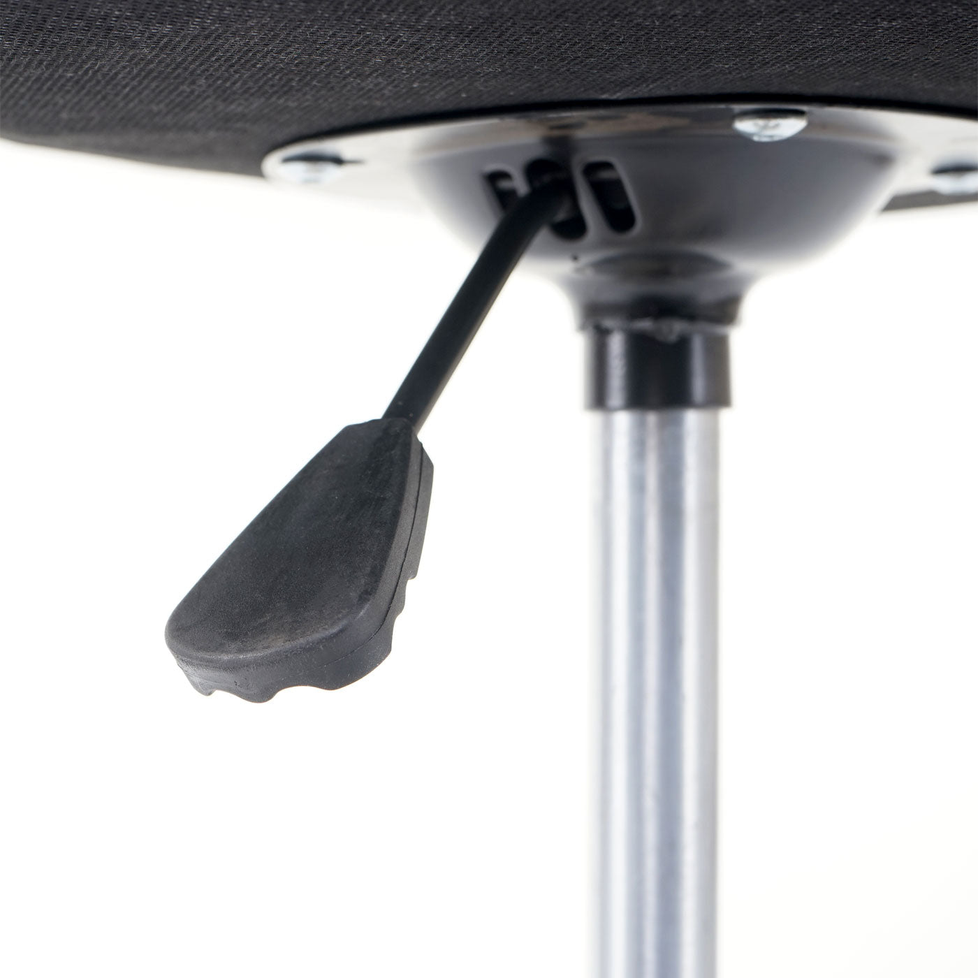 Cosmo Casa - Eetkamerstoel - In Hoogte Verstelbare Keukenstoel - Stof - Grijs