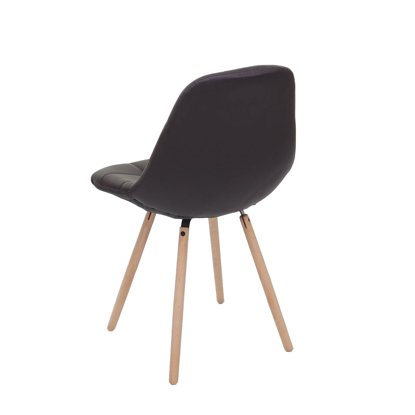 Cosmo Casa - Eetkamerstoel - Retro design - Imitatieleer - Bruin