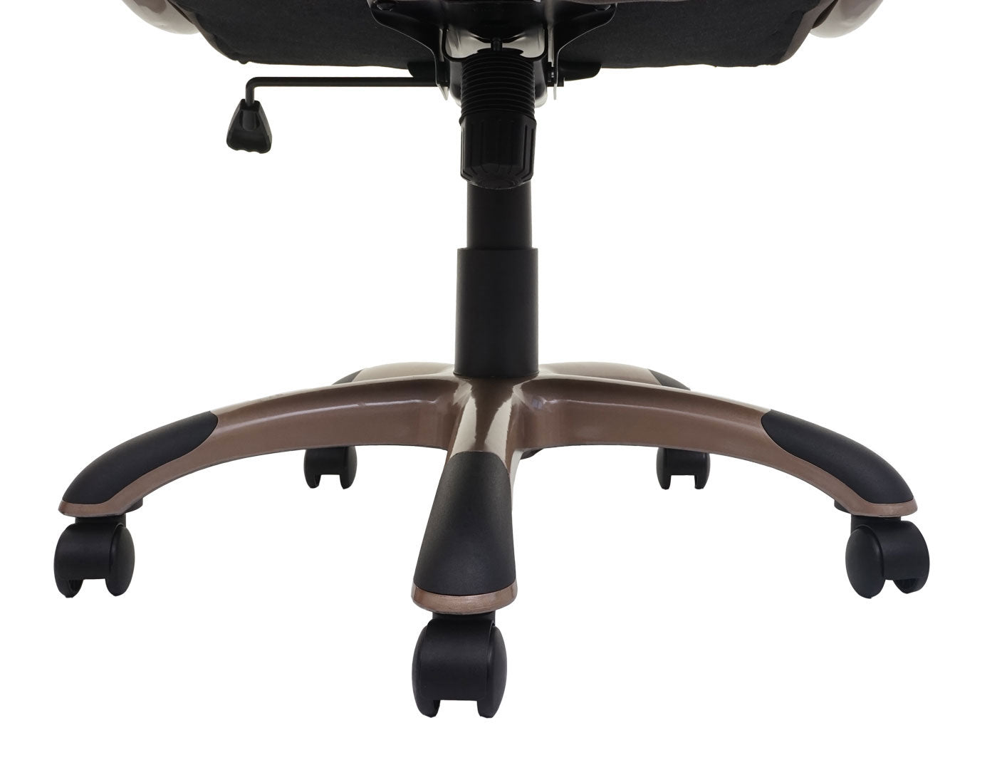 Cosmo Casa - Bureaustoel - Directiestoel Dallas - Suèdelook - Donkergrijs