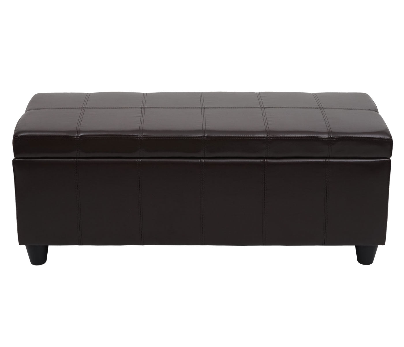 Cosmo Casa - Opbergkist Kriens - Imitatieleer - Bruin