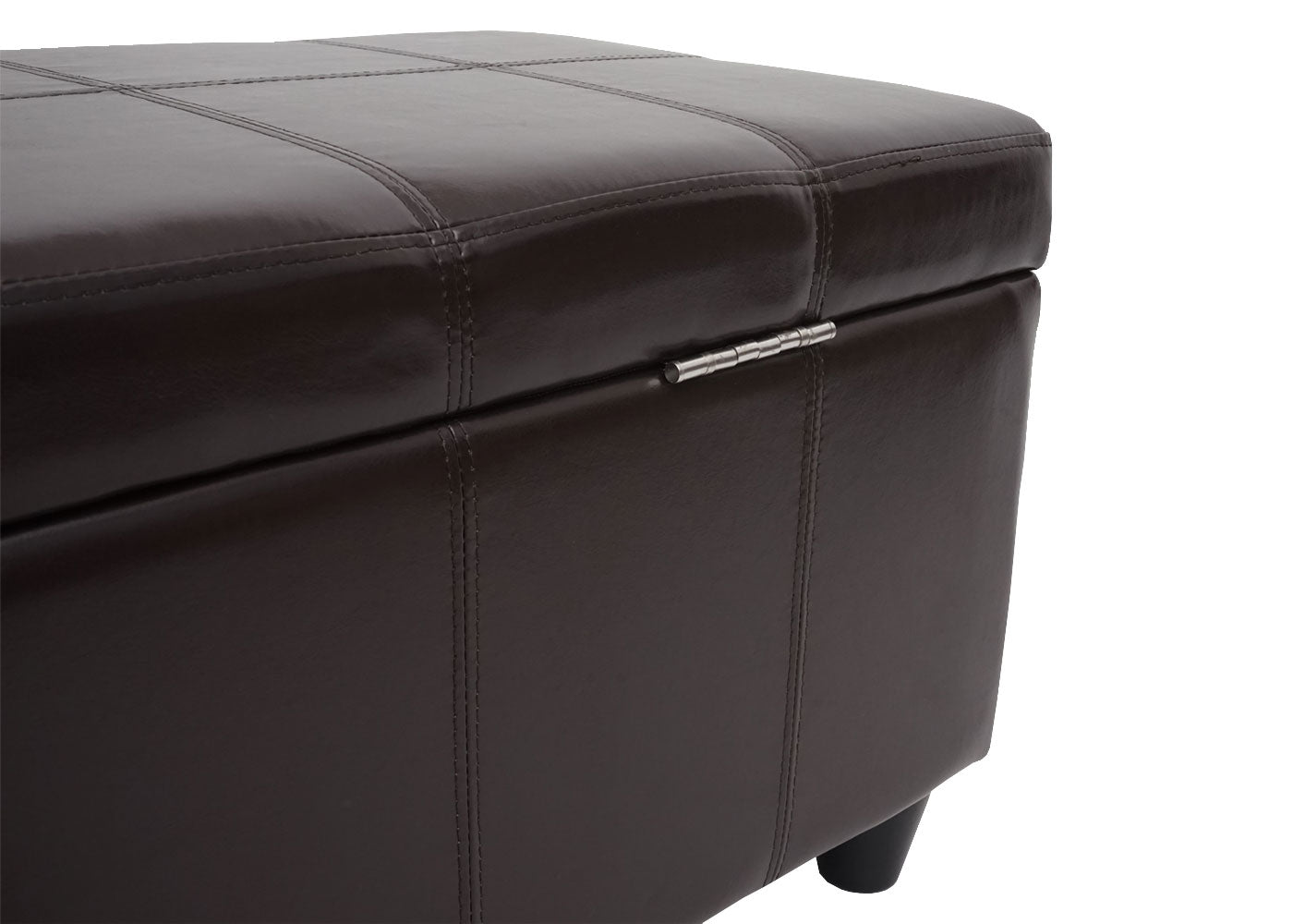 Cosmo Casa - Opbergkist Kriens - Imitatieleer - Bruin