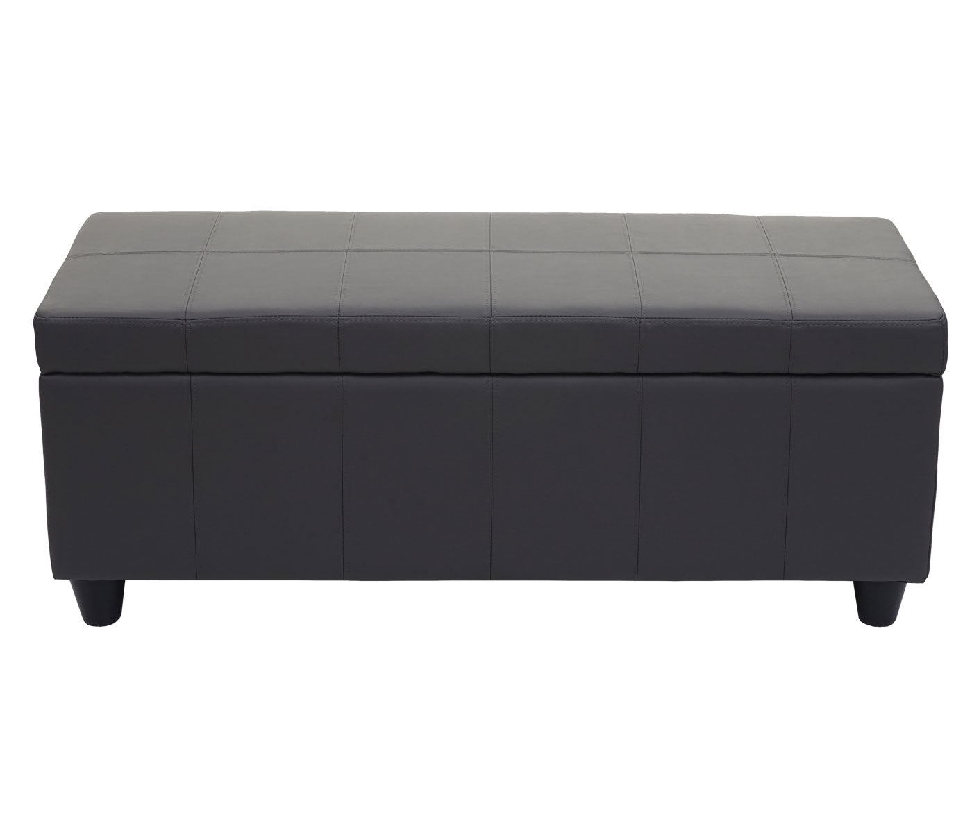 Cosmo Casa - Opbergkist Kriens - Imitatieleer - Matgrijs