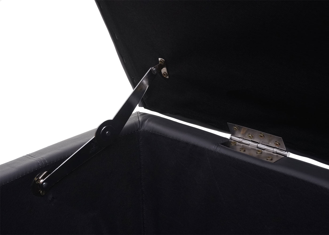 Cosmo Casa - Opbergkist Kriens - Imitatieleer - Matgrijs