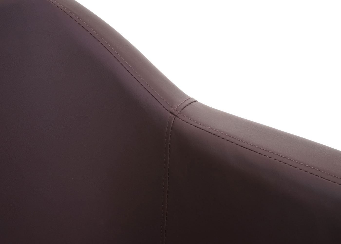 Cosmo Casa - Lounge Stoel - Cocktailfauteuil Relaxstoel - Imitatieleer - Bruin