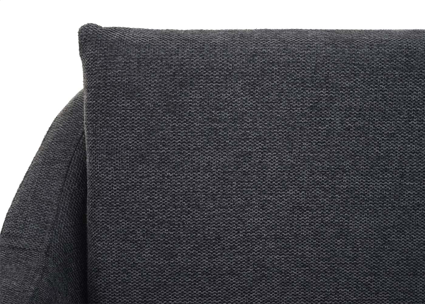 Cosmo Casa - Lounge Stoel - Cocktailfauteuil Relaxstoel - Textiel - Donkergrijs