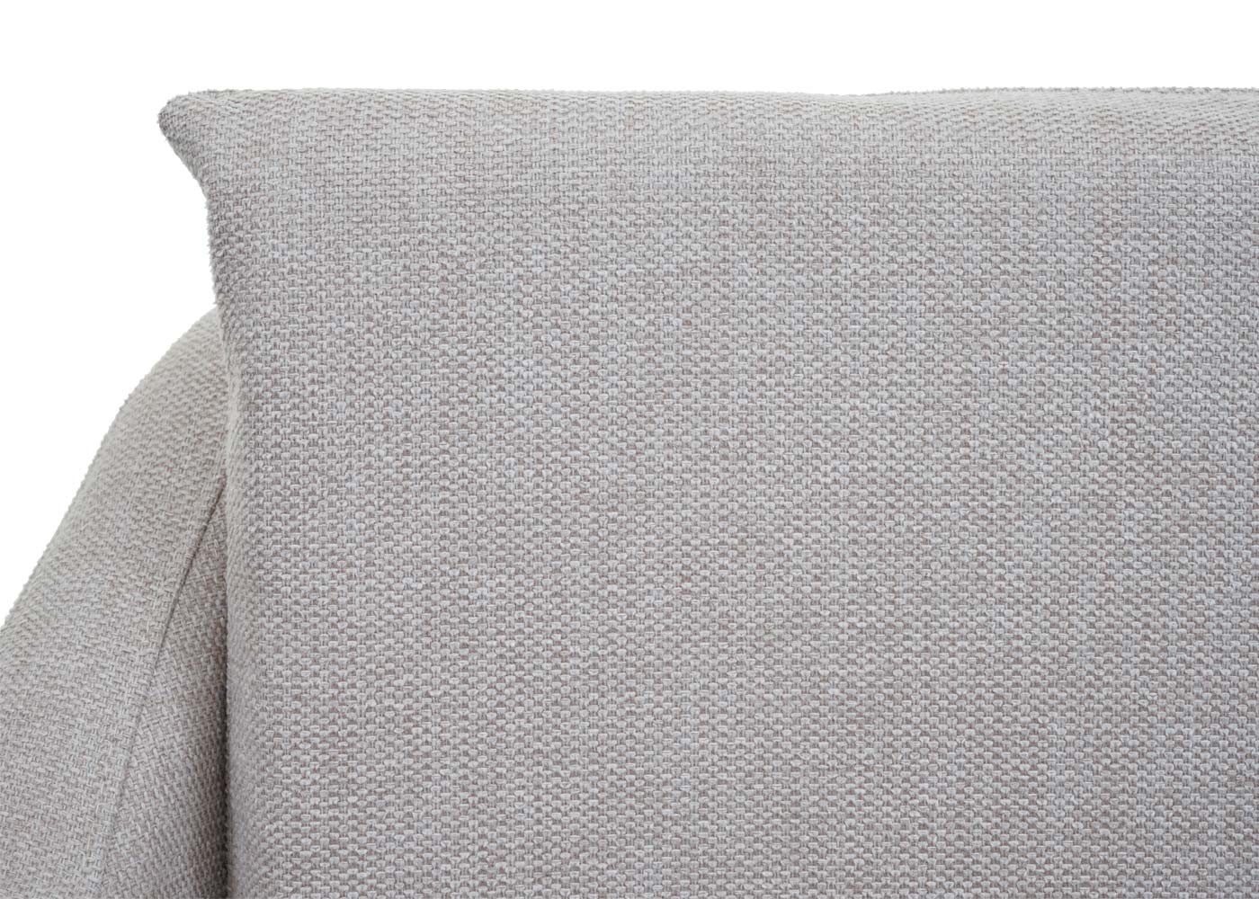 Cosmo Casa - Lounge Stoel - Cocktailfauteuil Relaxstoel - Textiel - Crèmebeige