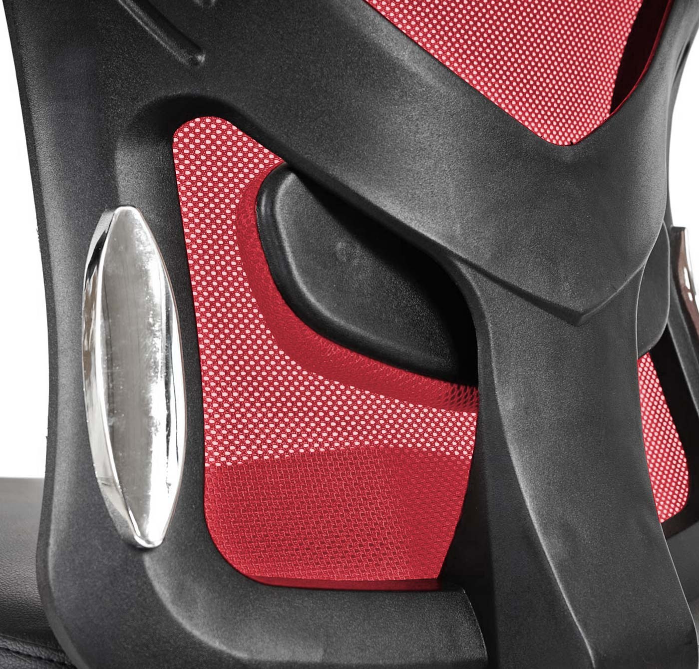 Cosmo Casa - Bureaustoel - Directiestoel professioneel - Kunstleer - Rood