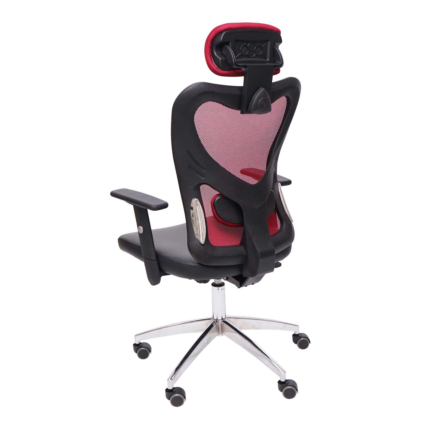 Cosmo Casa - Bureaustoel - Directiestoel professioneel - Kunstleer - Rood