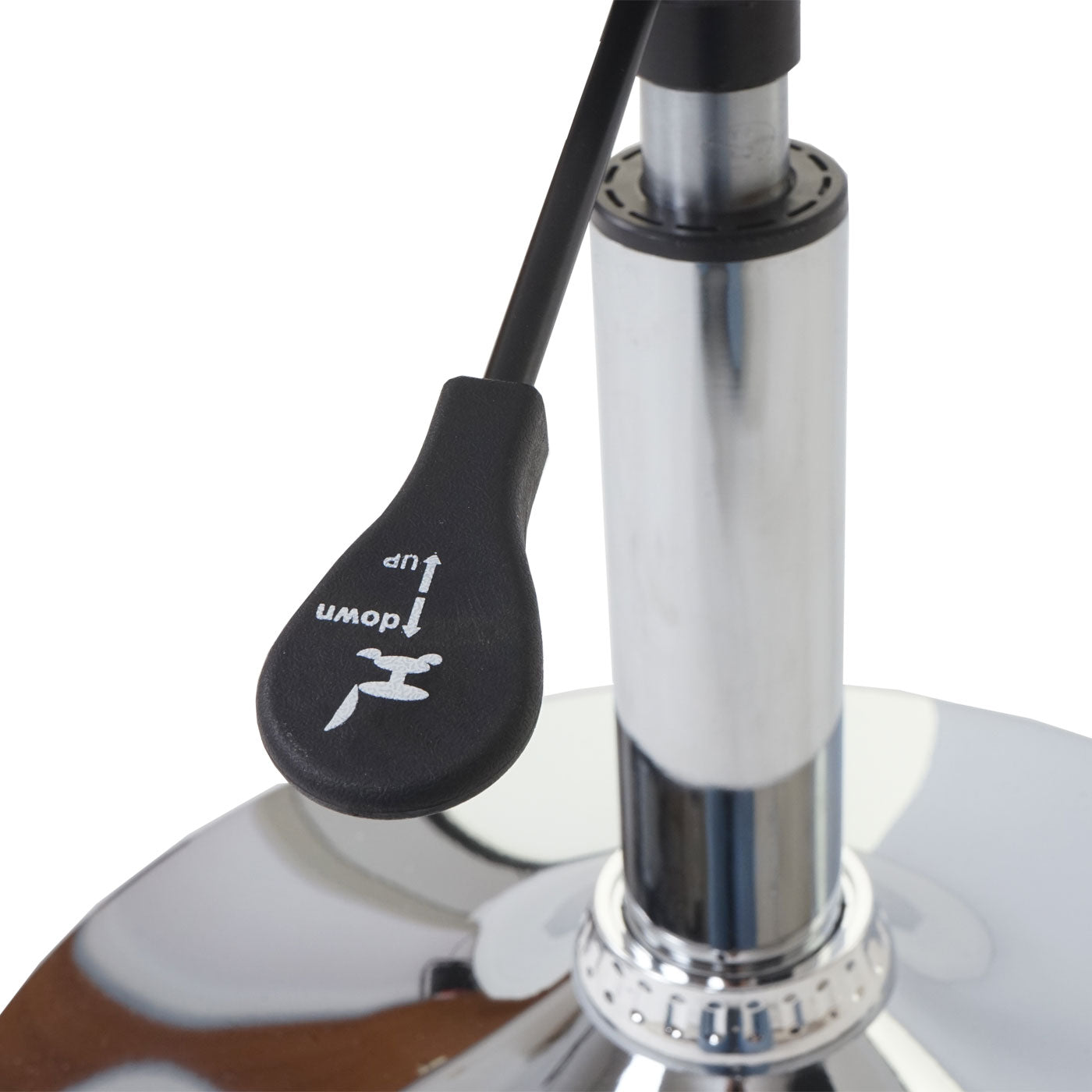 Cosmo Casa - Eetkamerstoel - Draaistoel met Verstelbare Hoogte - Kunstleer - Donkergrijs