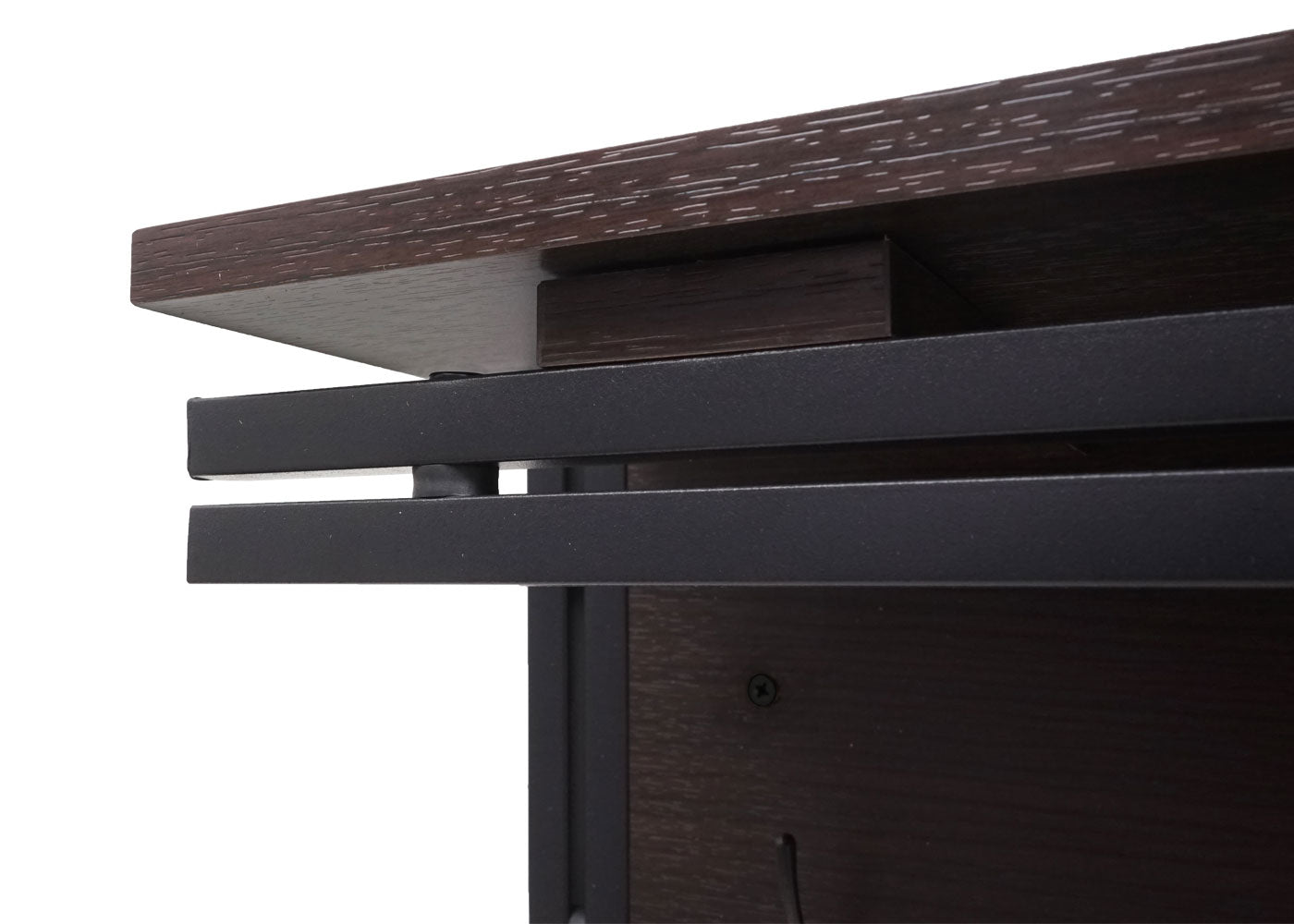 Cosmo Casa - Wandkapstok - Met 4 haken - Hout - Donkerbruin - 75x24x24cm