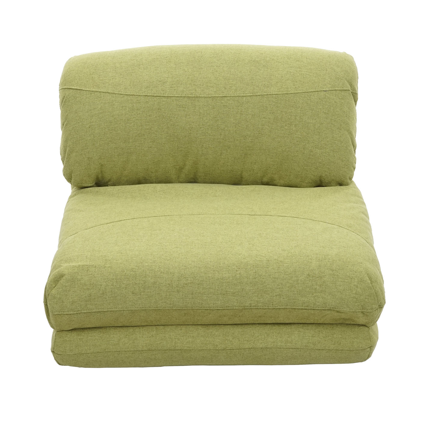 Cosmo Casa - Slaapfauteuil - Opklapbaar design - Stof/textiel - Groen