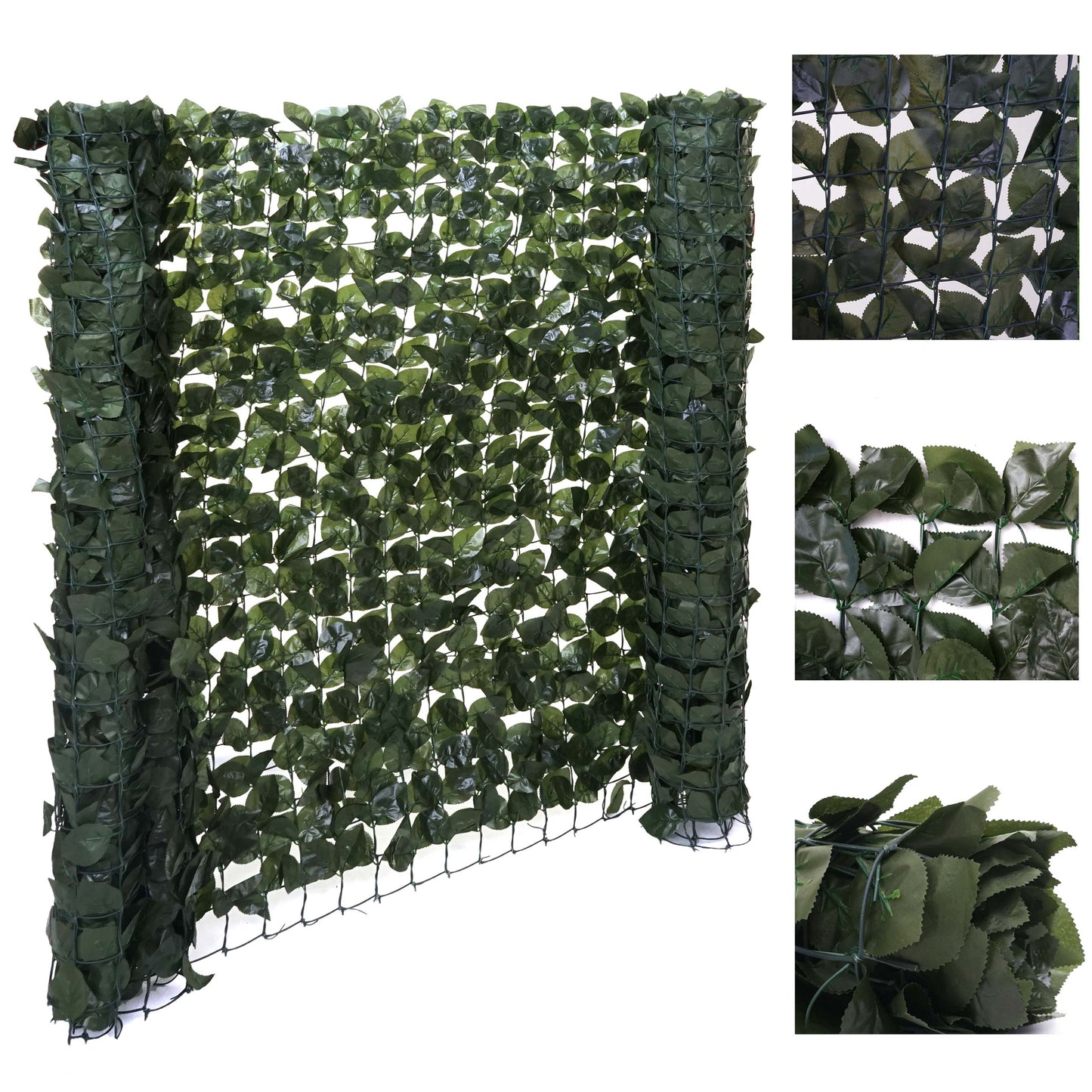 Cosmo Casa - Balkonscherm - Privacy Beukenhaag - Kunststof - Donker