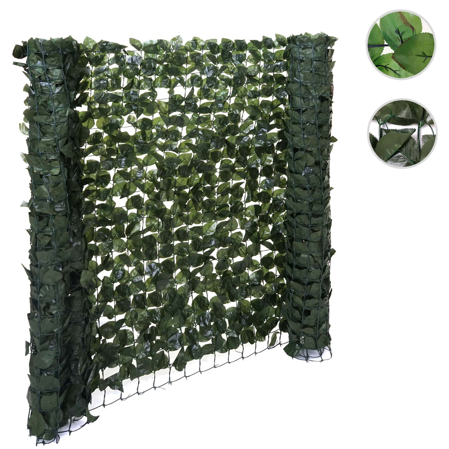 Cosmo Casa - Balkonscherm - Privacy Beukenhaag - Kunststof - Donker