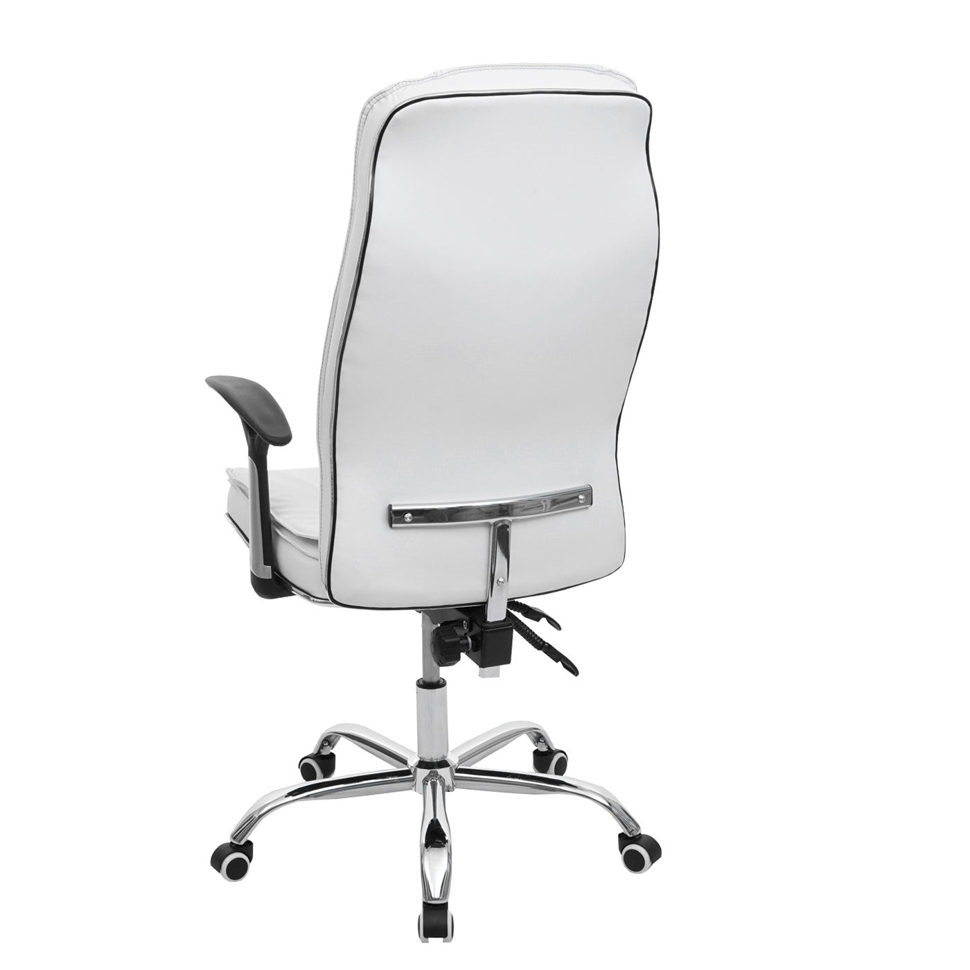 Cosmo Casa - Bureaustoel - Ergonomisch Design - Kunstleer - Wit