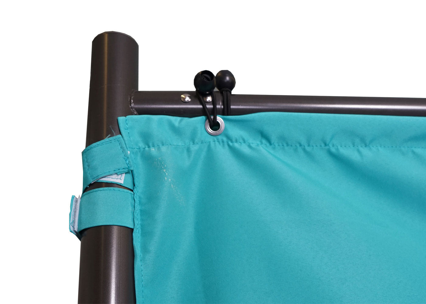 Cosmo Casa - Set van 4 zijwanden voor pergola - Vervangende zijwand voor prieel - 3x3m - Polyester turquoise