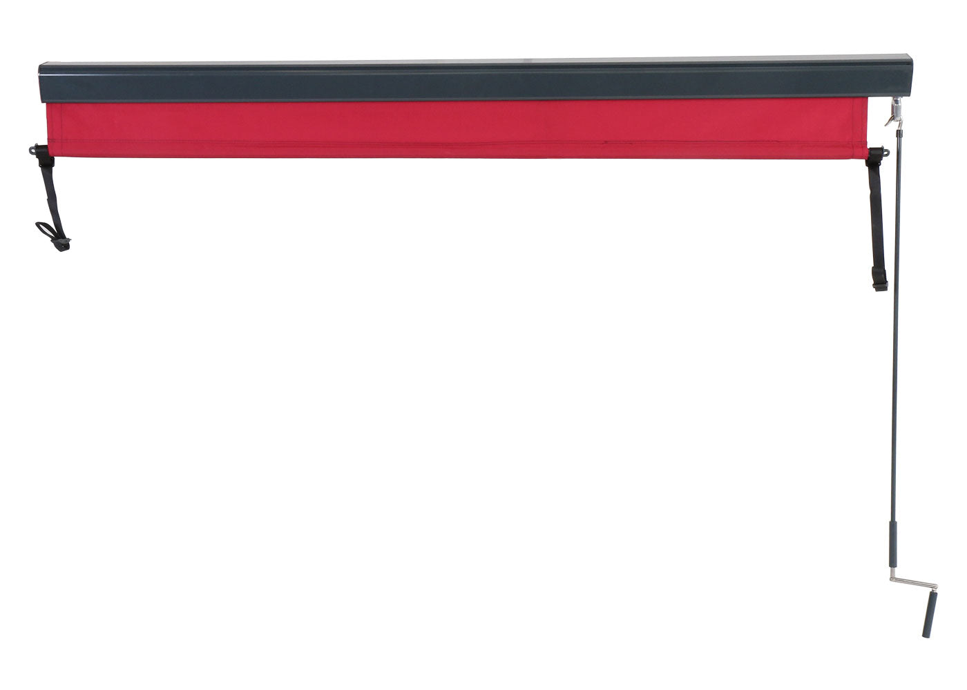 Cosmo Casa - Verticale zonwering - Privacyscherm buiten - Rolgordijn UV-werend 50 doek - 250x180cm - Bordeauxrood