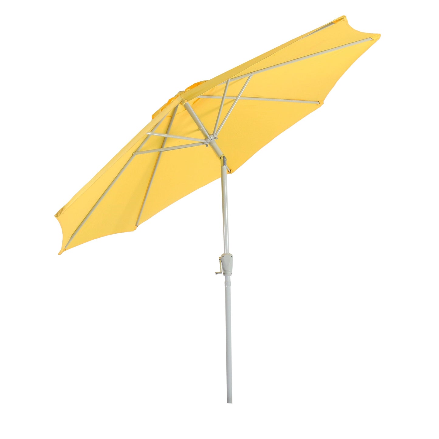 Cosmo Casa - Parasol - Tuinparasol - 3m kantelbaar - Polyester aluminium - 5kg - Geel