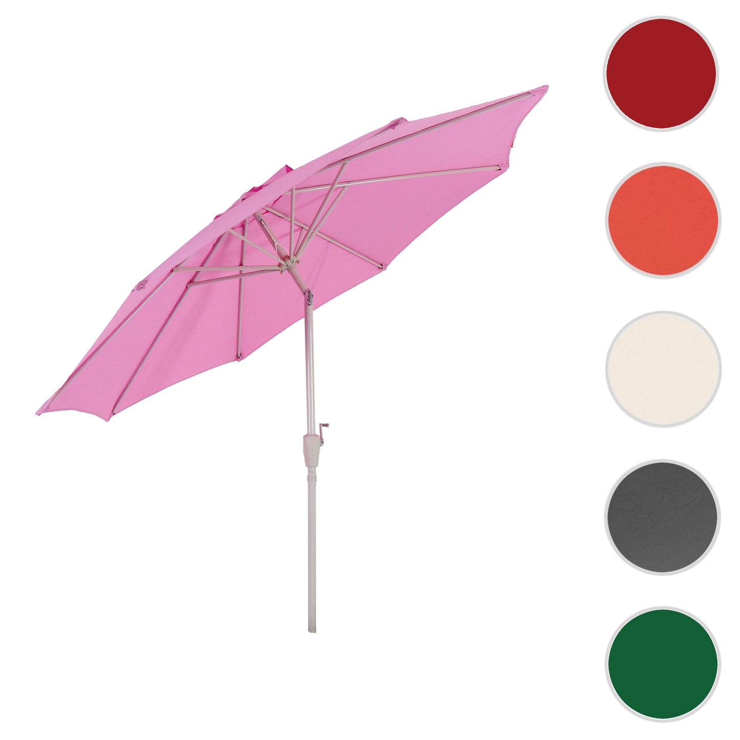 Cosmo Casa - Parasol - Tuinparasol - 2,7m Kantelbaar - Polyester Aluminium - 5kg - Lila