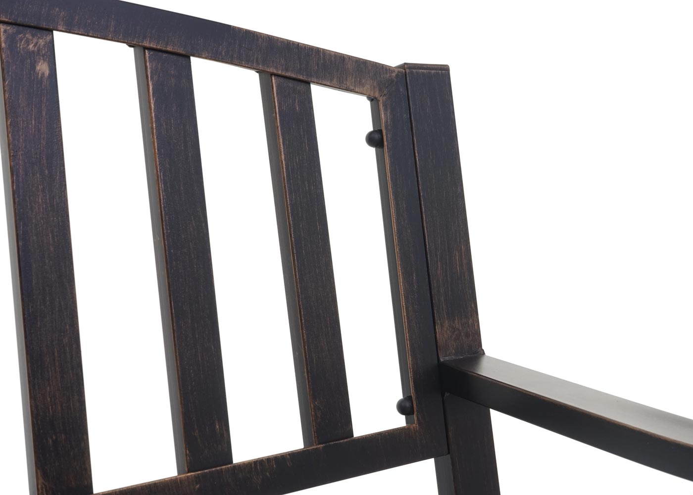 Cosmo Casa - Tuinbank - Parkbank - Gepoedercoat Staal - Vintage Brons