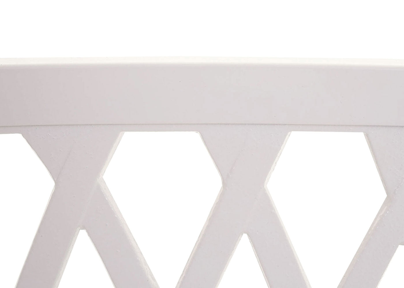 Cosmo Casa - Tuinbank - Parkbank - 2-zits - Gepoedercoat Staal - Wit