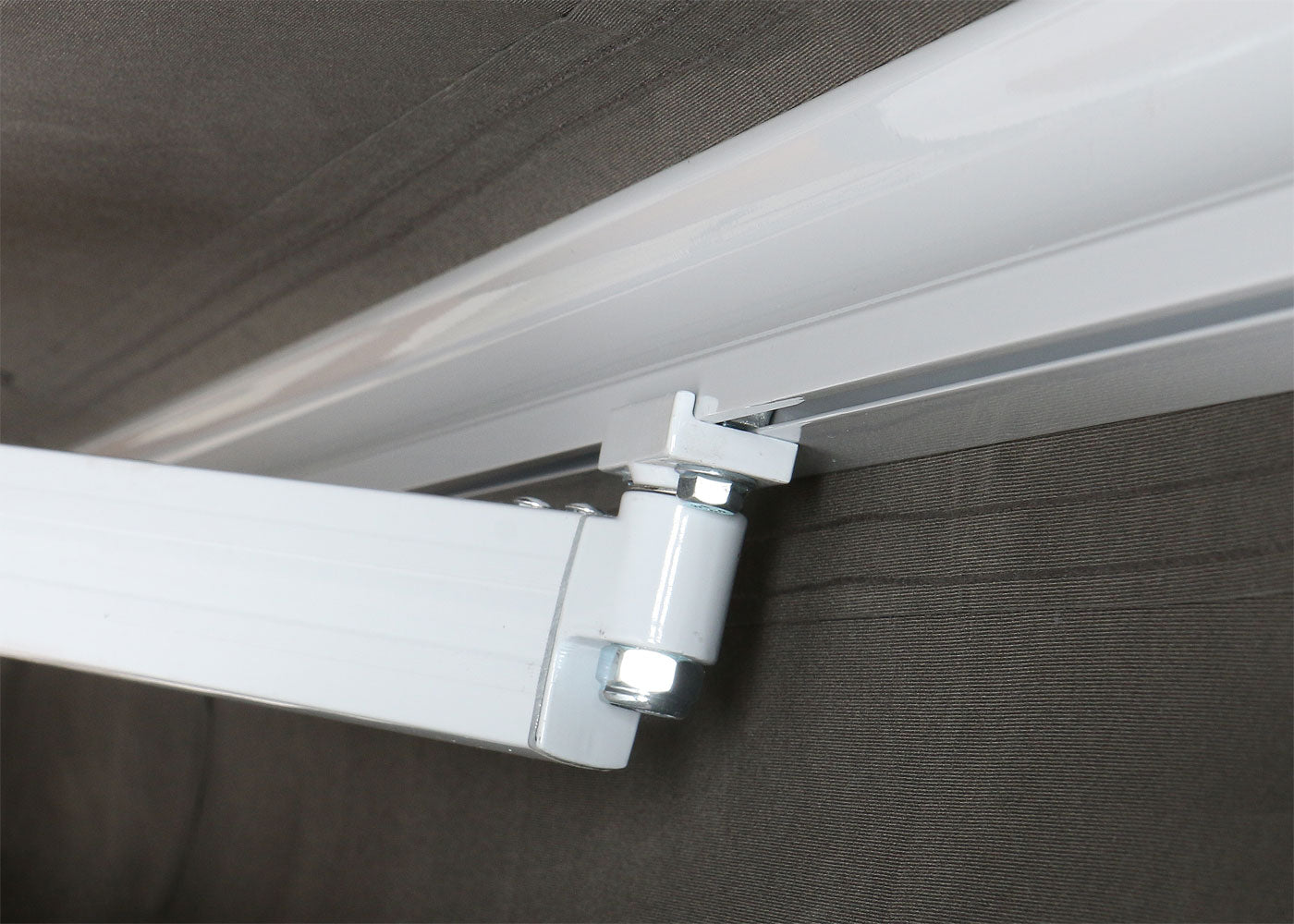 Cosmo Casa - Aluminium zonnescherm - Knikarm zonnescherm zonwering - 2,5x2m - Polyester antraciet