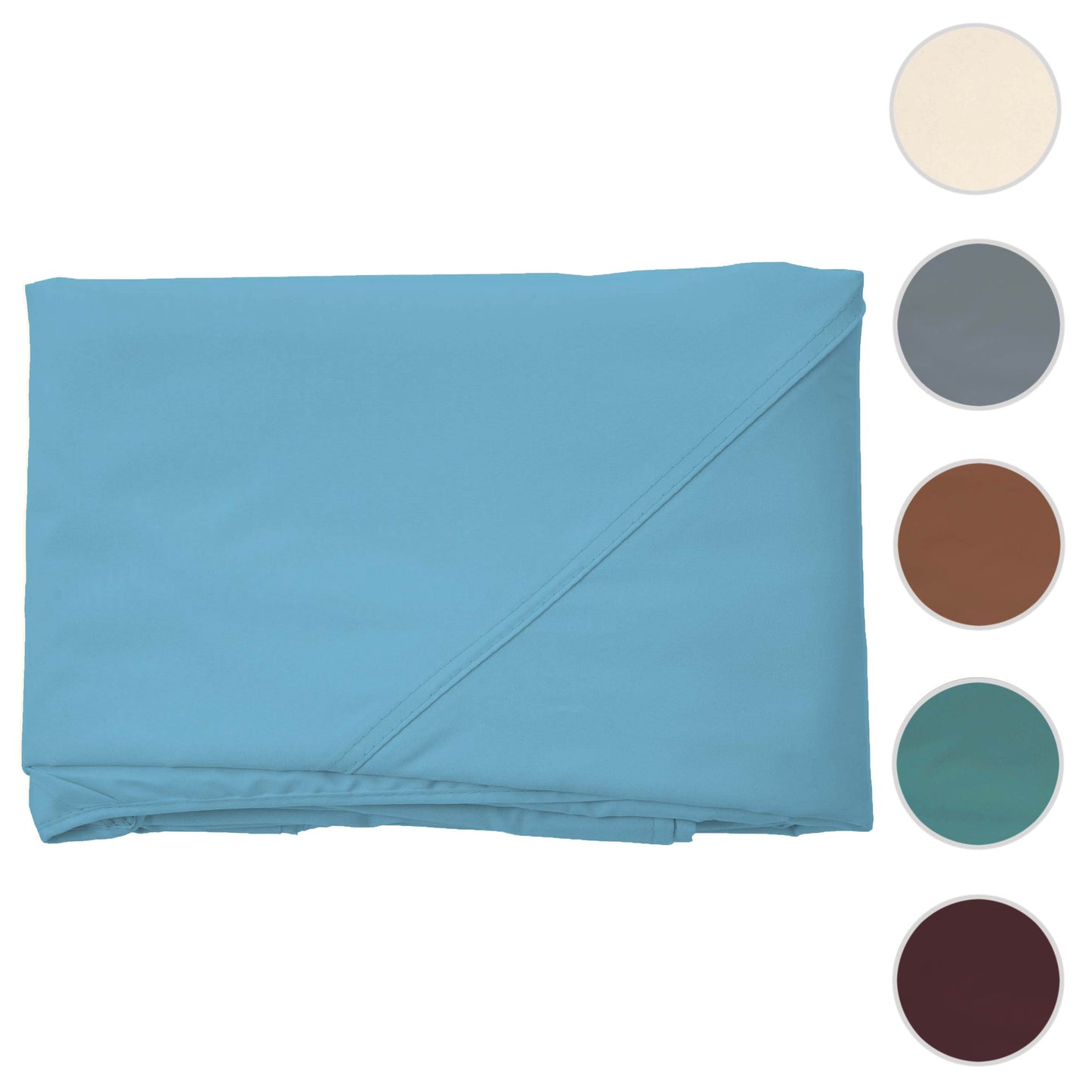 Cosmo Casa - Vervangende afdekking voor dakpergola paviljoen Almeria - Ø 3m - Turquoise