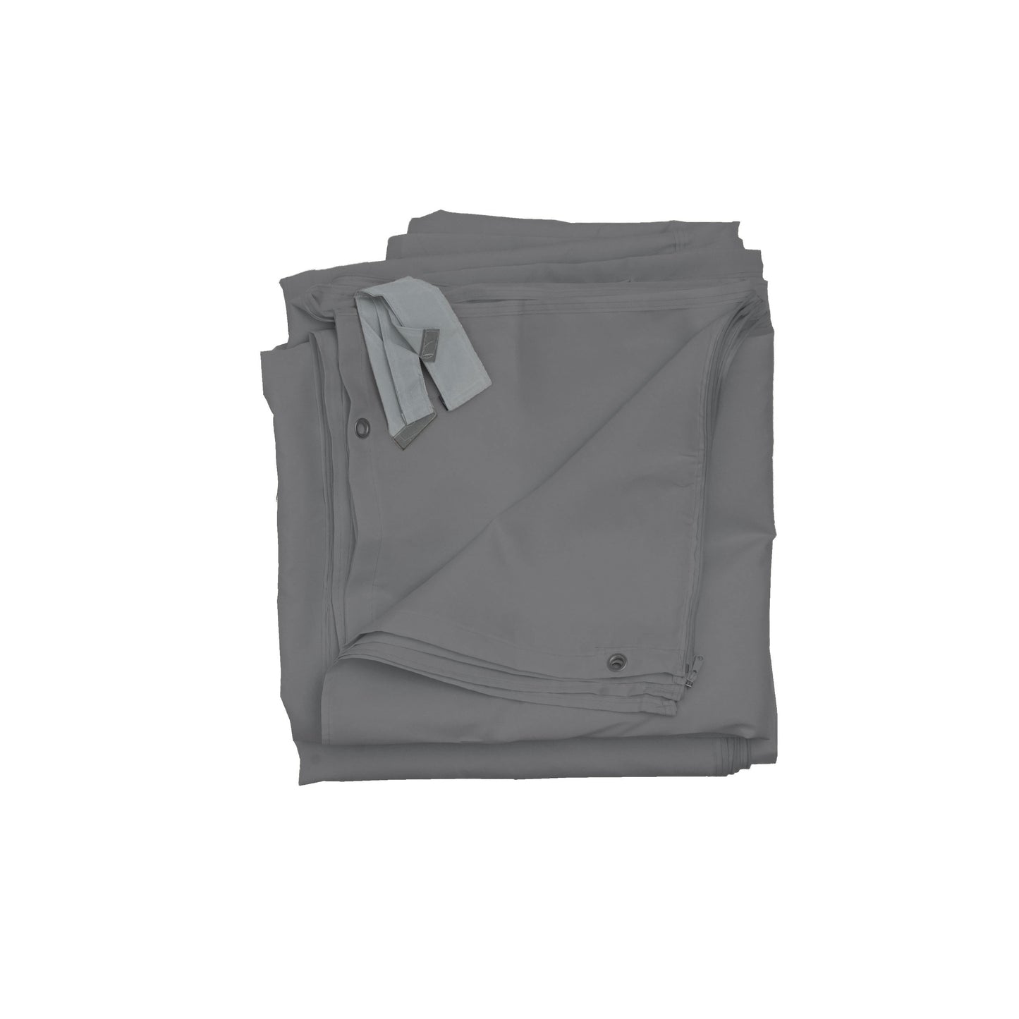 Cosmo Casa - Set van 4 zijwanden Pergola Cadiz - Vervangende zijwand prieel - 4x4m - Polyester grijs