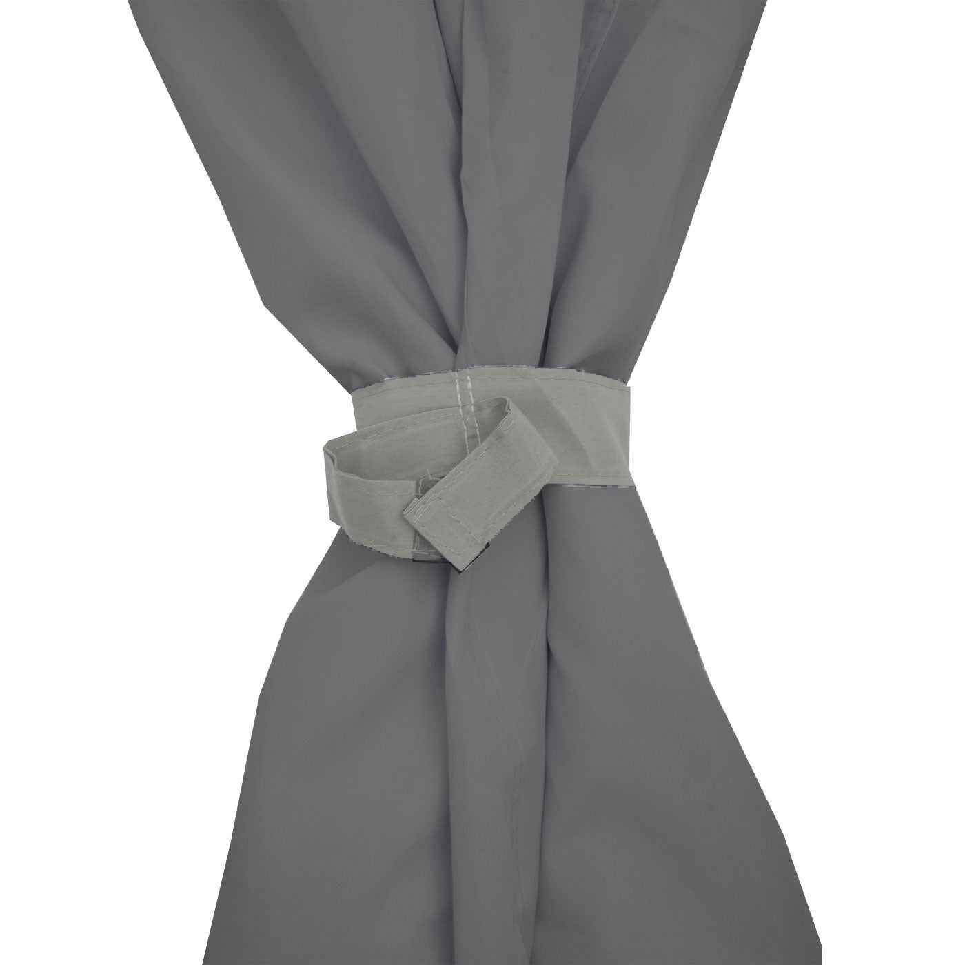 Cosmo Casa - Set van 4 zijwanden Pergola Cadiz - Vervangende zijwand prieel - 4x4m - Polyester grijs