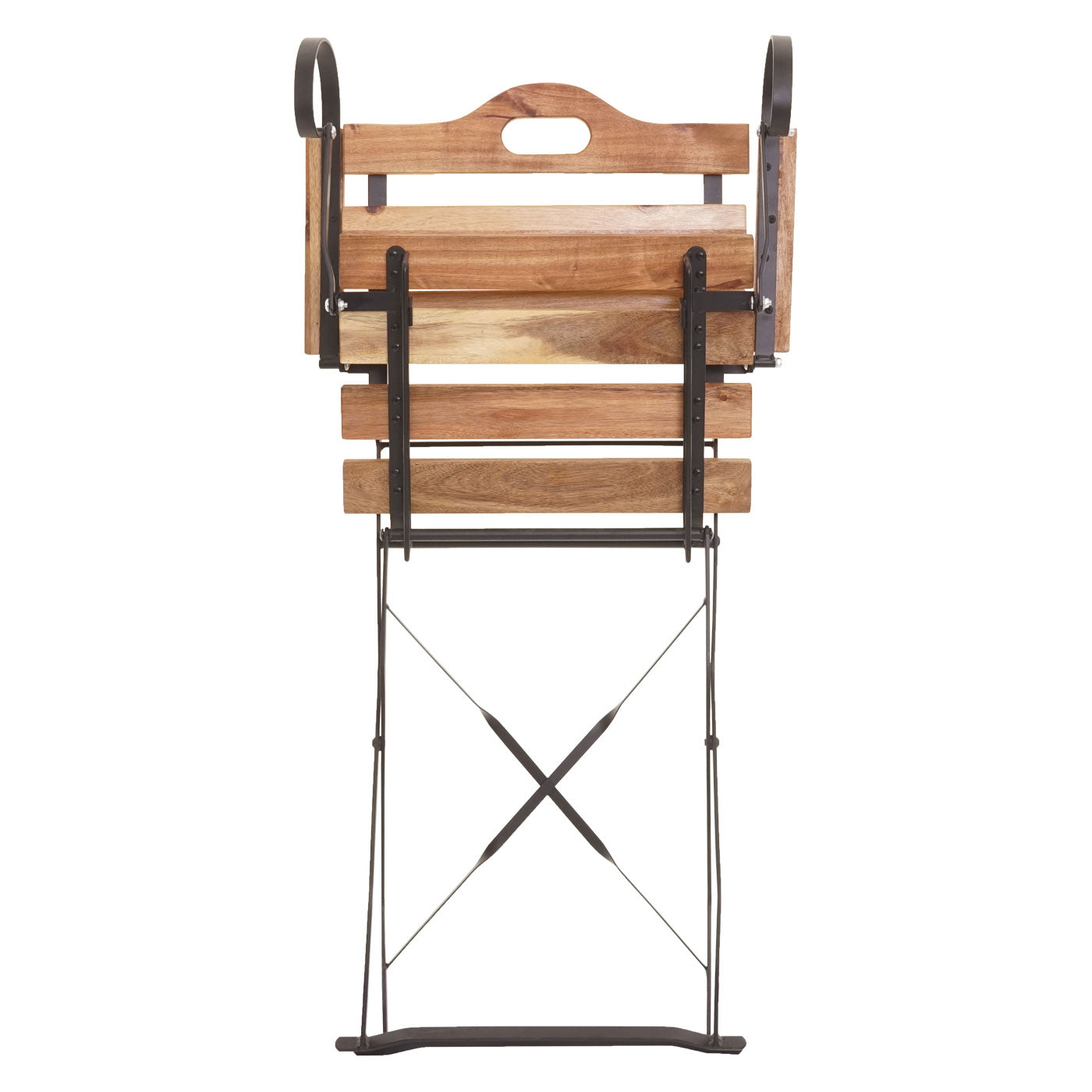 Cosmo Casa - Set van 2 biertuinstoelen - Opvouwbare tuinstoel - Horecakwaliteit acacia - Natuurlijke kleur