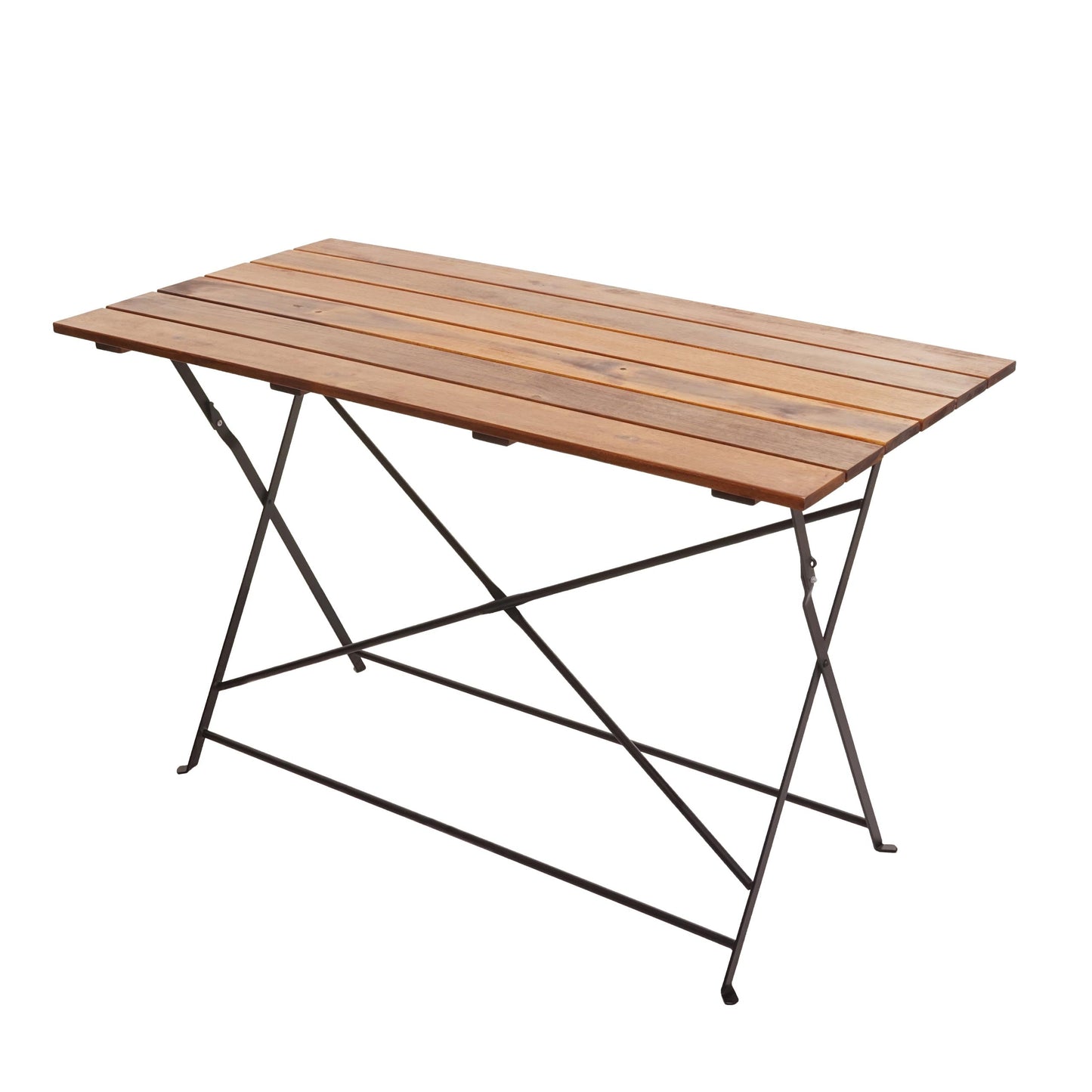 Cosmo Casa - Biertuintafel - Opklapbare tuintafel - Horecakwaliteit acacia - 120x60cm - Bruin