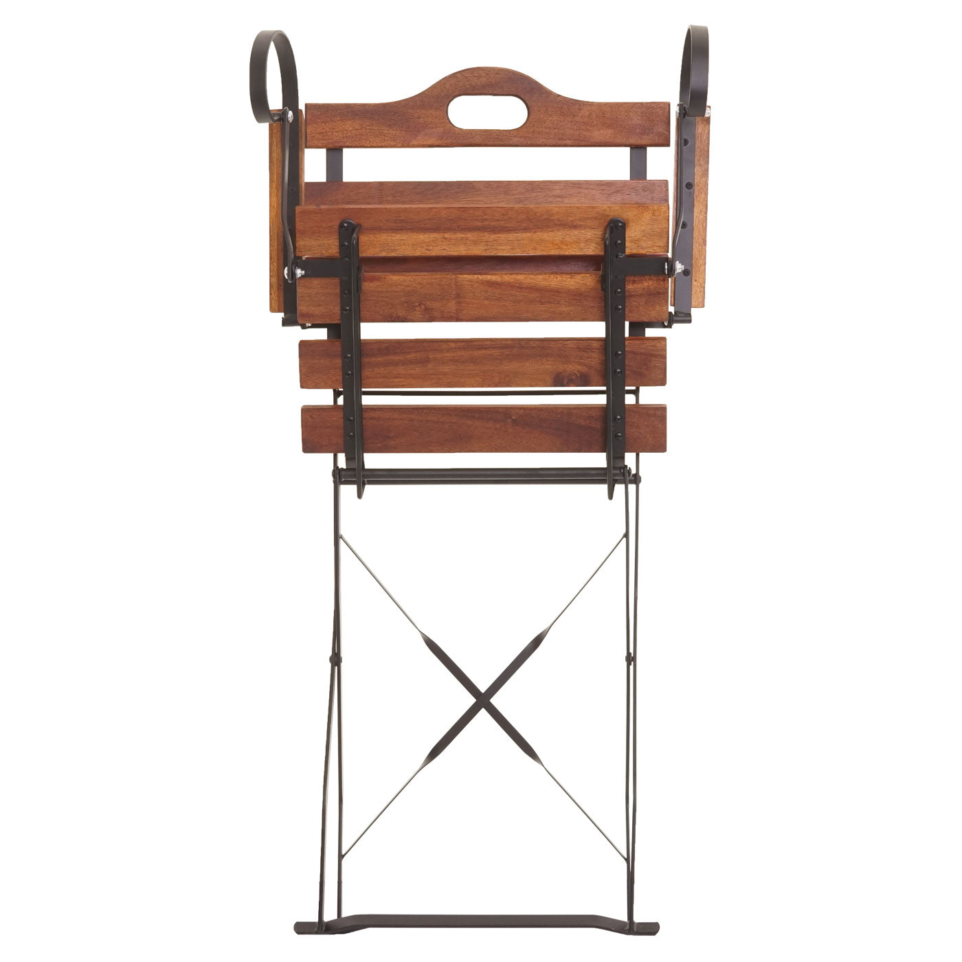 Cosmo Casa - Set van 2 biertuinstoelen - Opvouwbare tuinstoel - Horecakwaliteit acacia - Bruin