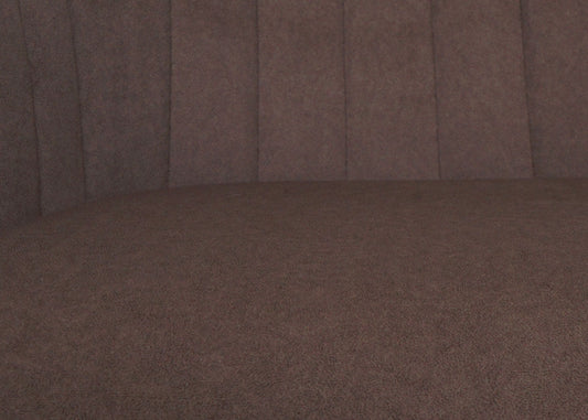 Cosmo Casa - Set van 2 Eetkamerstoelen - Draaibaar - Textiel - Bruin