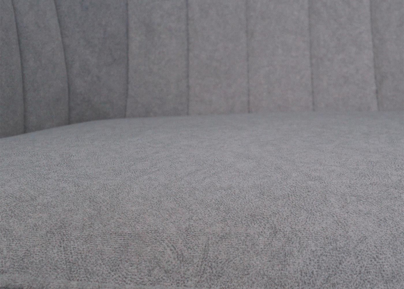 Cosmo Casa - Set van 2 Eetkamerstoelen - Armleuningen - Textiel - Lichtgrijs