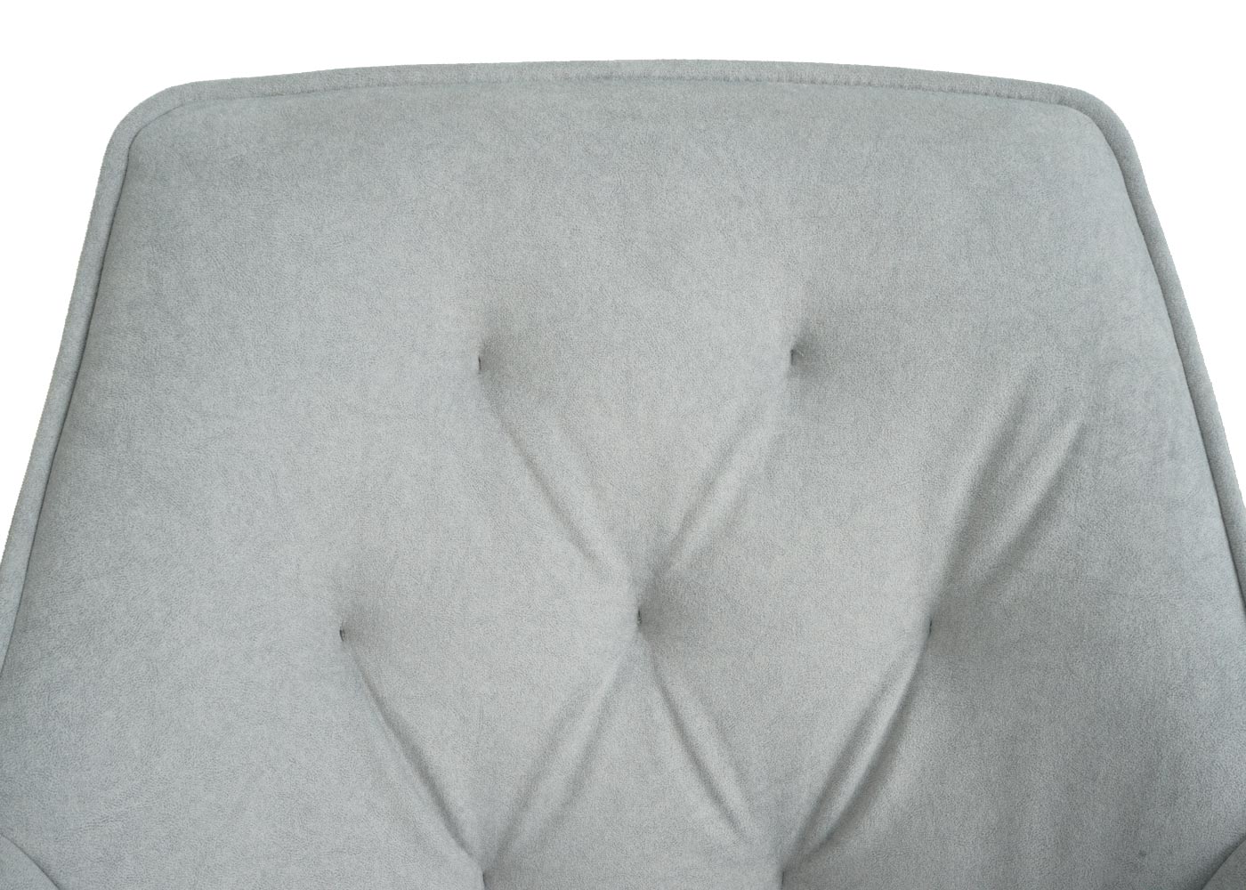 Cosmo Casa - Set van 2 Eetkamerstoelen - Draaibaar - Textiel - Lichtgrijs